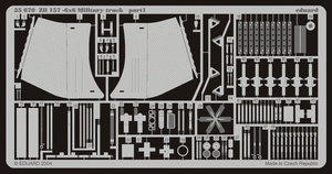 Eduard 35670 ZiL-157 6x6 Military Truck 1/35 Trumpeter – zdjęcie 2