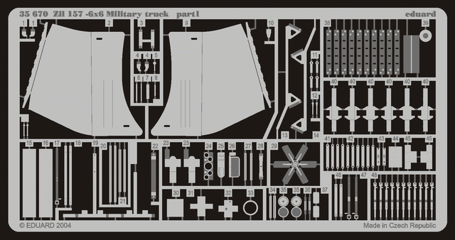 Eduard 35670 ZiL-157 6x6 Military Truck 1/35 Trumpeter – zdjęcie 2