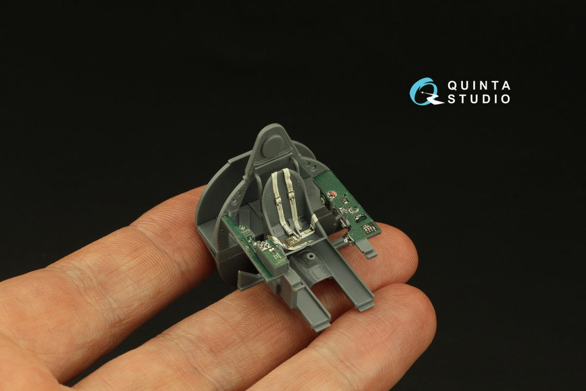 Quinta Studio QD48403 F4F-4 Wildcat 3D-Printed &amp;amp; coloured Interior on decal paper (Eduard) 1/48 – immagine 6