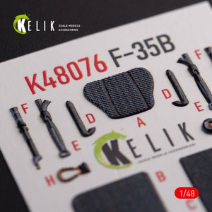 KELIK K48076 F-35B interior 3D decals for Tamiya kit 1/48 – immagine 5