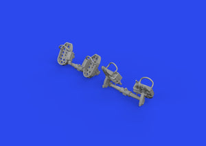Eduard 648874 Bf 109E rudder pedals late PRINT 1/48 – immagine 2