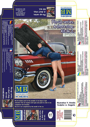 Master Box 24016 Pin-up series. &amp;quot;A short stop&amp;quot;. Kit No. 2 1/24 – imagen 3