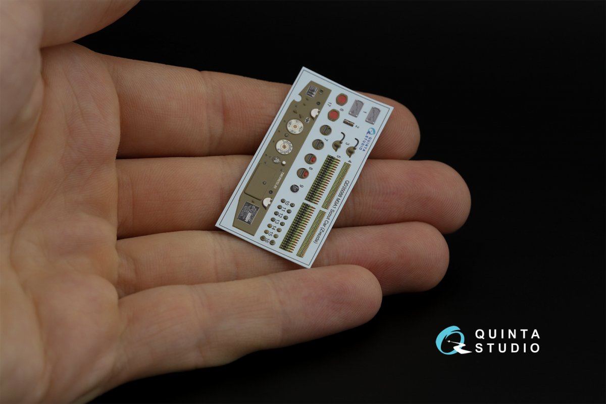 Quinta Studio QD35088 M3A1 Scout 3D-Printed &amp;amp; coloured Interior on decal paper (Zvezda) 1/35 – immagine 10