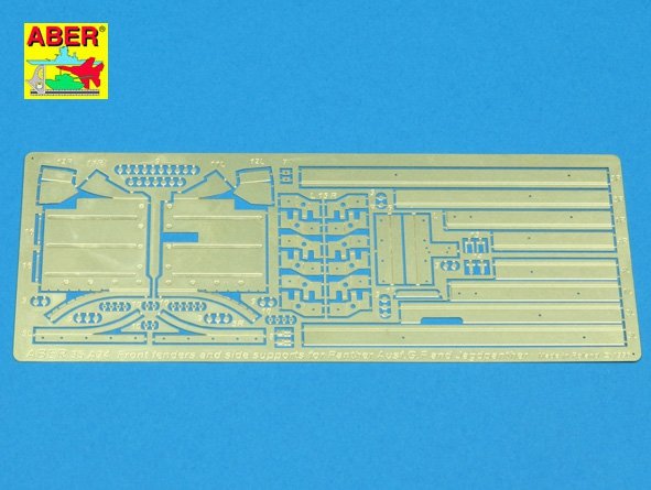 Aber 35A024 Ailes avant et jupes latérales pour Panther, Ausf.G et Jagdpanther (1/35)