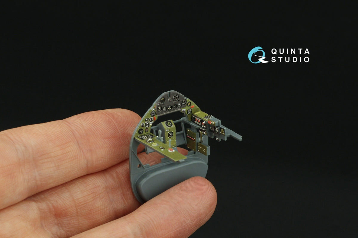 Quinta Studio QD48421 FM-2 Wildcat 3D-Printed &amp;amp; coloured Interior on decal paper (Eduard) 1/48 – immagine 8