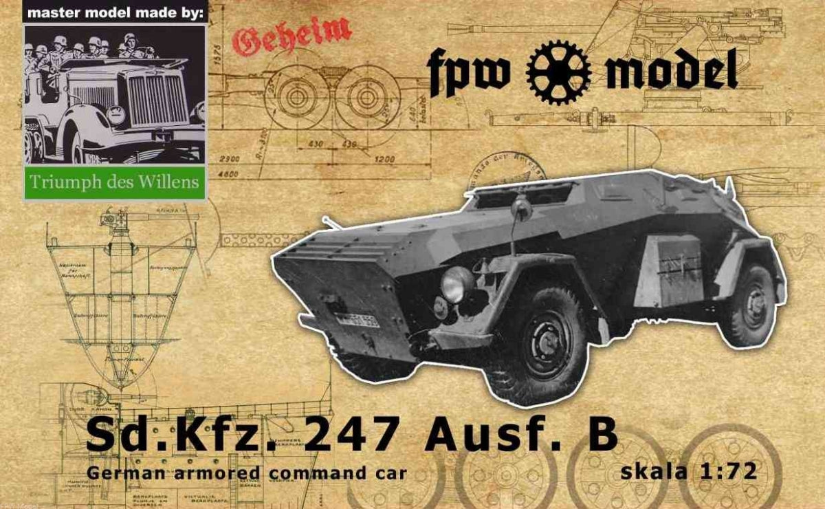 FPW Model TDW001 Triumph des Willens - Sd.Kfz. 247 Ausf. B 1/72