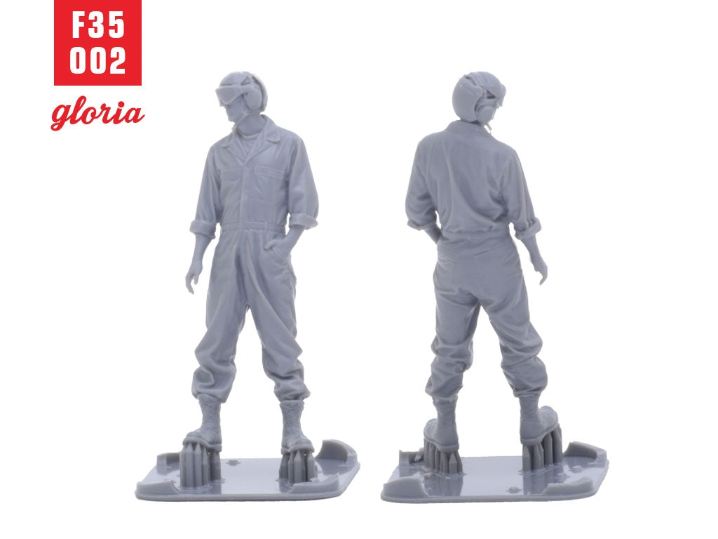 Gloria F35002 USMC Ground Crew Type 2 3D Printed Figures 1/35 – immagine 6