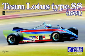 Ebbro 20011 Team Lotus Type 88 1981 1/20