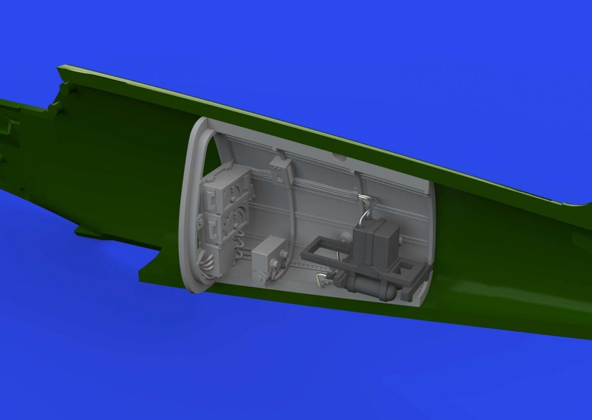 Eduard 672318 Bf 109F radio compartment PRINT EDUARD 1/72 – immagine 2