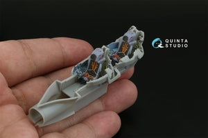 Intérieur imprimé en 3D et coloré sur papier décalcomanie (Modelsvit) pour le Su-17UM3 de Quinta Studio QD+72167 (avec pièce en résine imprimée en 3D) à l&amp;#39;échelle 1/72 – image 10