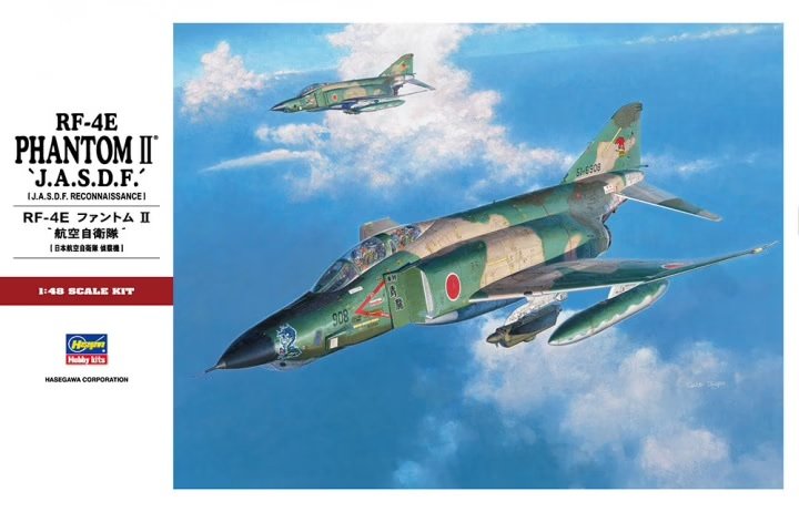 Hasegawa PT30 RF-4E Phantom II &amp;#39;J.A.S.D.F.&amp;#39; 1/48