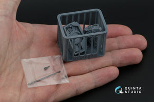 Quinta Studio QT48025 Ka-52 Gun bay with 2A42 gun (Zvezda) 1/48 – immagine 3