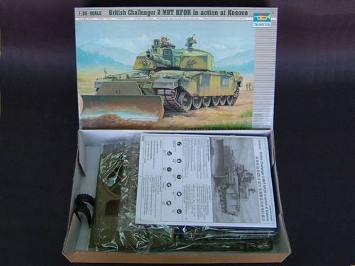Trumpeter 00345 British Challenger 2 MBT KFOR in action at Kosovo 1/35 – Bild 3