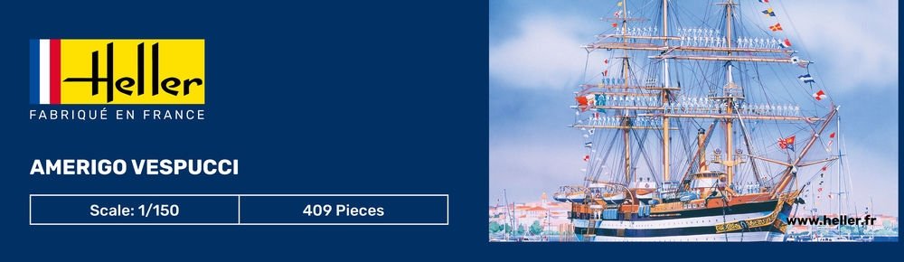 Heller 58807 Amerigo Vespucci - Starter Kit 1/150 – immagine 4