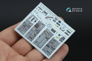 Quinta Studio QDS+32231 Tornado ECR German 3D-Printed &amp;amp; coloured Interior on decal paper (Italeri) (Small version) (with 3D-printed resin parts) 1/32 – immagine 8
