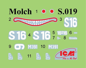 ICM S019 Sous-marin de poche allemand de type « Molch » (Seconde Guerre mondiale) à l&amp;#39;échelle 1/72 – image 2