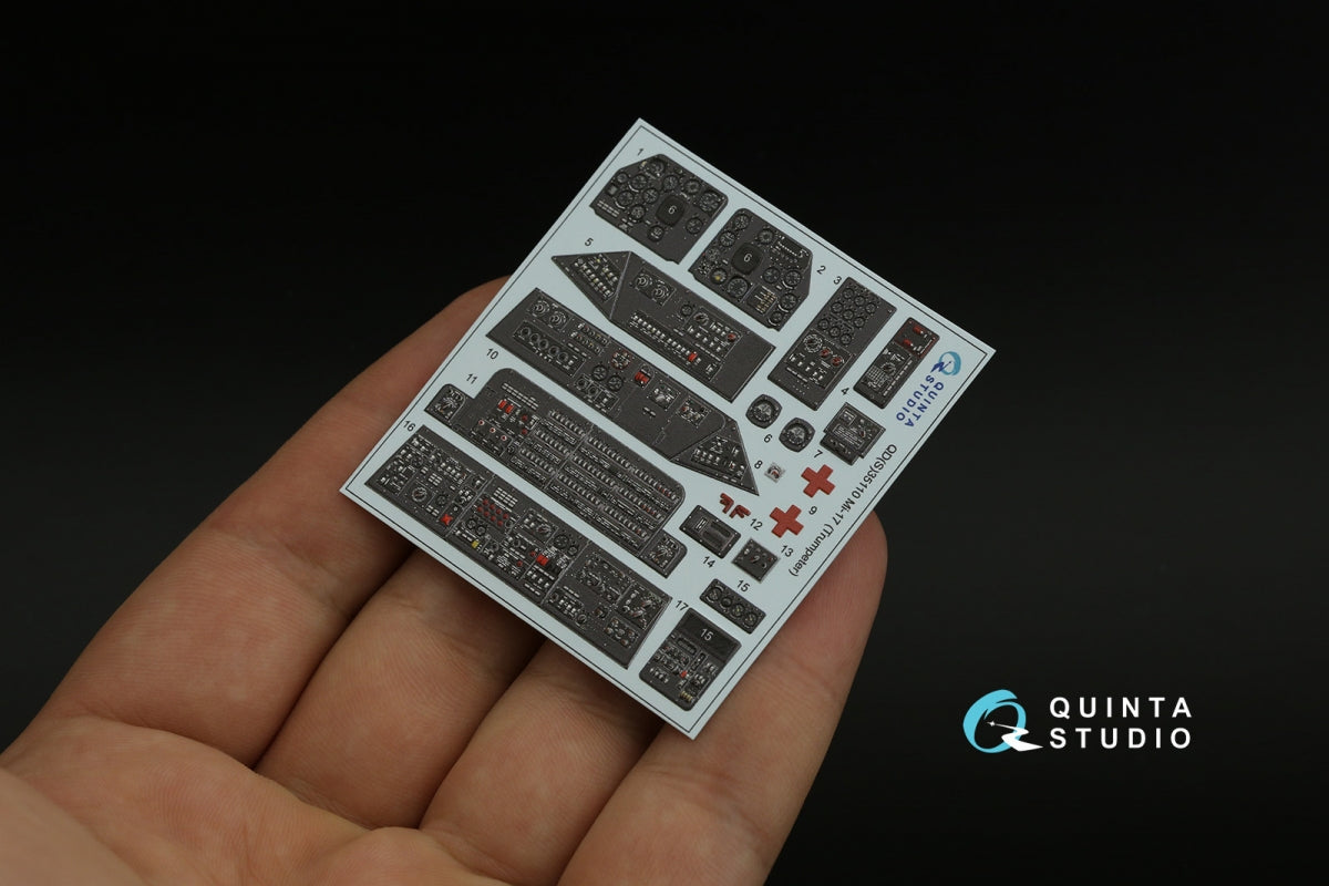Quinta Studio QDS-35110 Mi-17 3D-Printed coloured Interior on decal paper (Trumpeter) (Small version) 1/35 – Bild 4