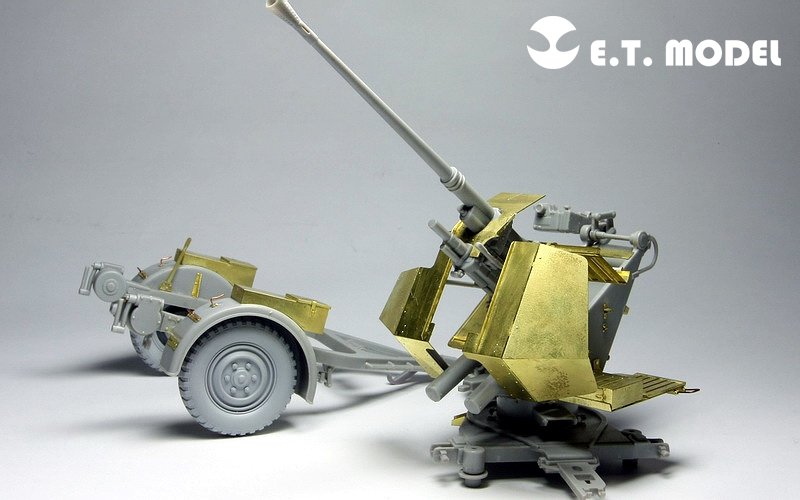 E.T. Model E35-025 WWII German 3.7cm FLAK 37 Anti-Aircraft Gun (For TRUMPETER 02310) 1/35 – imagen 2