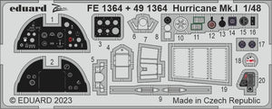 Eduard FE1364 Hurricane Mk. AND HOBBY BOSS 1/48