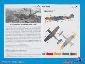 Wingsy Kits D5-11 German WWII Fighter MESSERSCHMITT Bf 109 E-7 1/48 – imagen 11