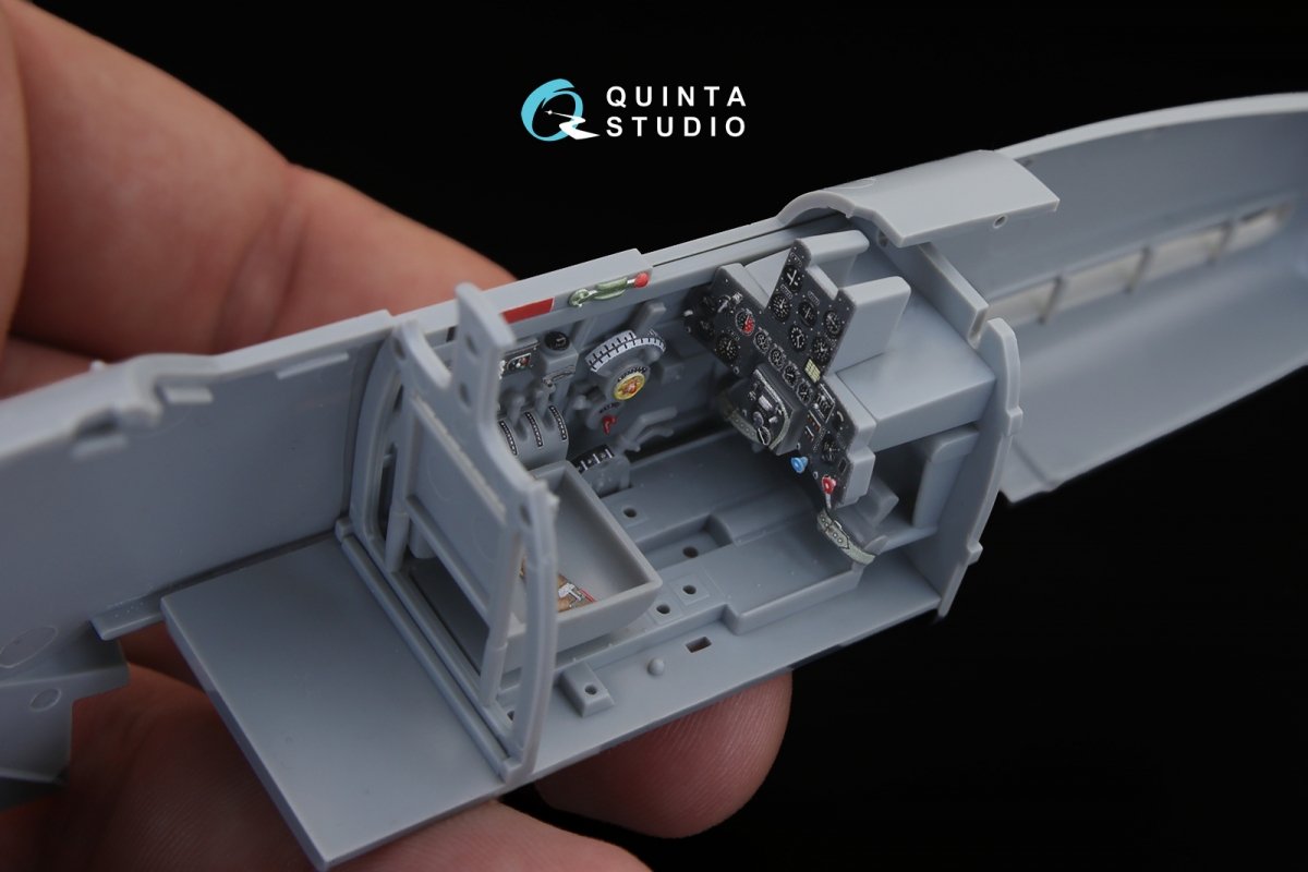 Quinta Studio QD32066 Ki-61-I 3D-Printed &amp;amp; coloured Interior on decal paper (for Hasegawa kit) 1/32 – Bild 7