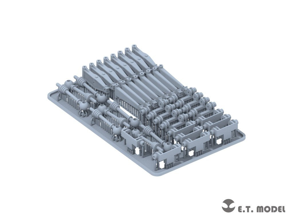 E.T. Model P35-111 WWII German Sd.Kfz.234 workable suspension ( 3D Printed ) For DRAGON Kit 1/35 – immagine 3