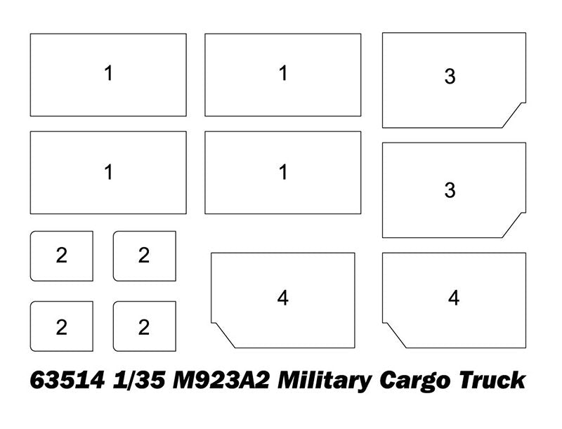 I Love Kit 63514 M923A2 Military Cargo Truck 1/35 – immagine 12