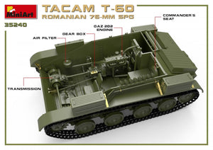MiniArt 35240 ROMANIAN 76-mm SPG TACAM T-60 INTERIOR KIT 1/35 – immagine 4