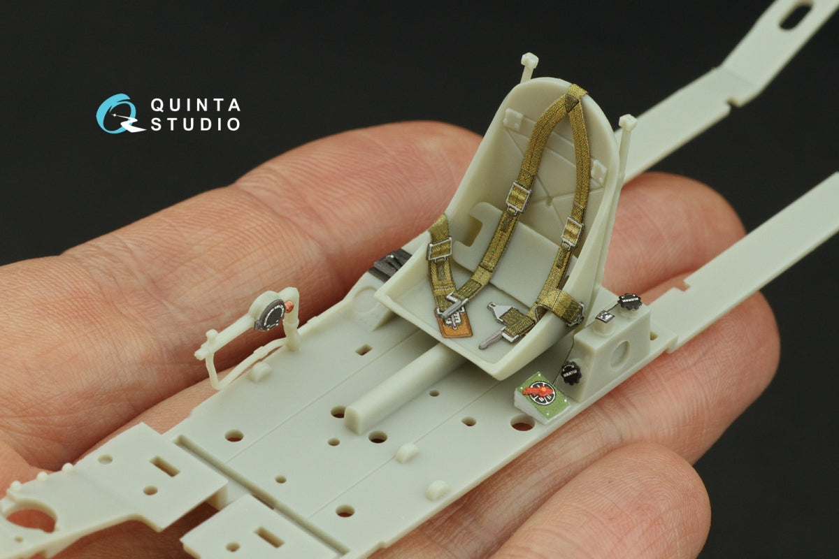 Quinta Studio QD32216 P-39Q/N Airacobra 3D-Printed coloured Interior on decal paper (KittyHawk) 1/32 – imagen 7