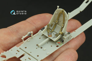 Quinta Studio QD32216 P-39Q/N Airacobra 3D-Printed coloured Interior on decal paper (KittyHawk) 1/32 – imagen 7