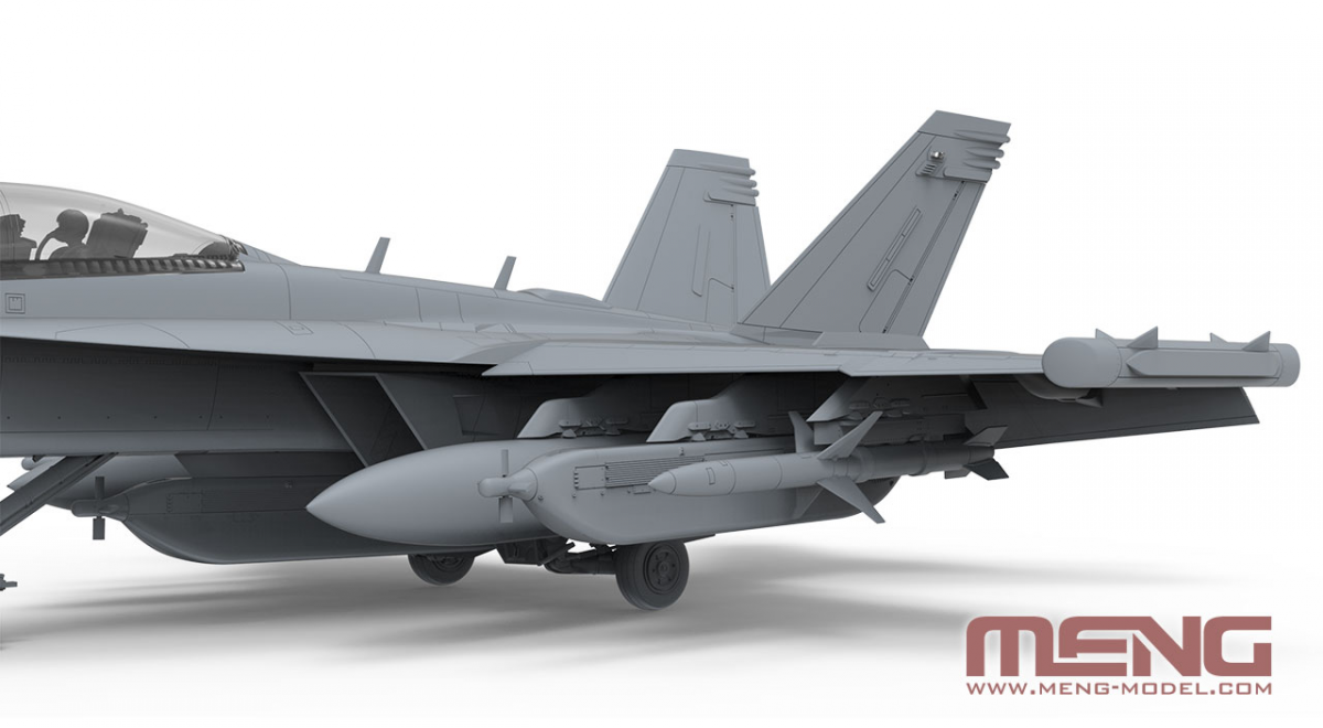 Meng LS-019 Boeing EA-18G Growler Electronic Attack Aircraft Yellow Jackets 1/48 – immagine 3