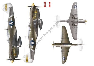 Kagero KD72009 PACIFIC P-40N WARHAWKS. Part I 1/72 – image 2