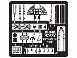 Arma Hobby 70054 Hurricane MkII A/B/C/ &amp;quot;Dieppe&amp;quot; Delux Set 1/72 – Bild 8