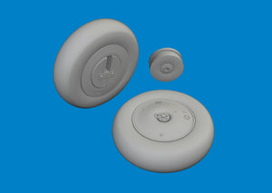 Eduard 6481115 Lysander wheels AIRFIX 1/48 – zdjęcie 2