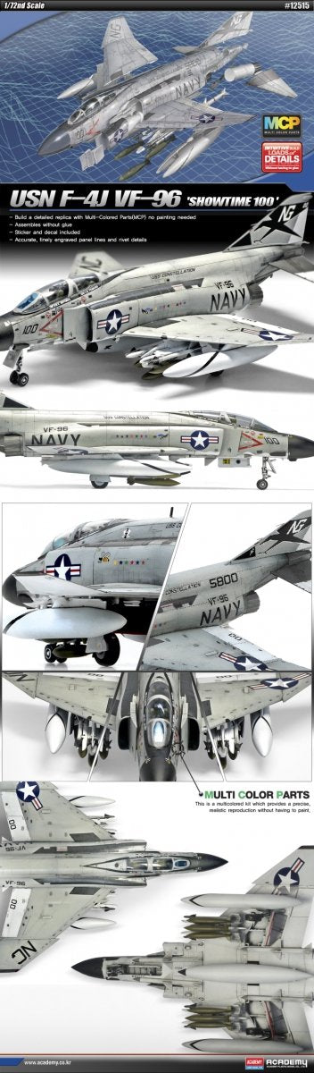 Academy 12515 USN F-4J VF-96 1/72 – zdjęcie 2