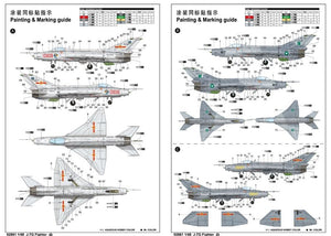 Trumpeter 02861 J-7G Fighter 1/48 – imagen 2