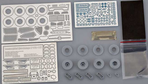 Hobby design HD02-0277 Lamborghini LP670 - Detail Up PE Set for Aoshima 1/24