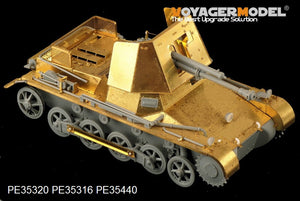 Voyager Model PE35440 WWII German 47mm PaK(t) Panzerjager I basic For DRAGON 6230 1/35 – immagine 4