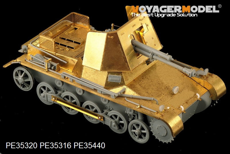 Voyager Model PE35440 WWII German 47mm PaK(t) Panzerjager I basic For DRAGON 6230 1/35 – immagine 4