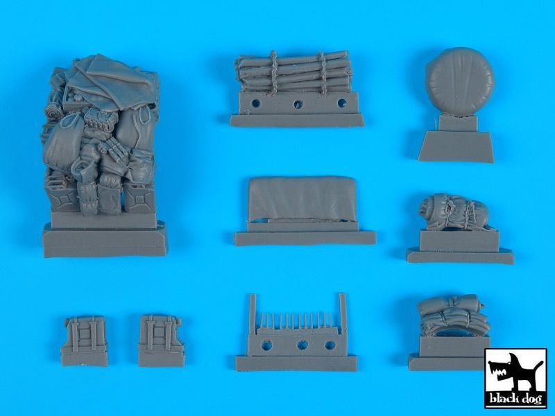 Black Dog T35219 Kübelwagen Africa Corps accessories set 1/35 – Bild 6