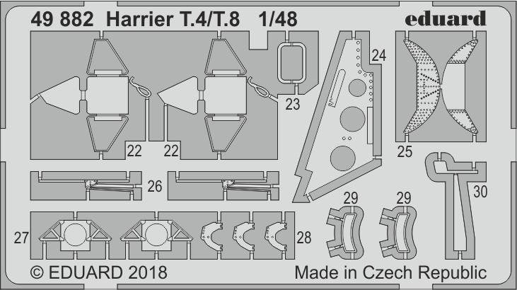 Eduard 49882 Harrier T.4/ T.8 KINETIC MODEL 1/48 – immagine 2