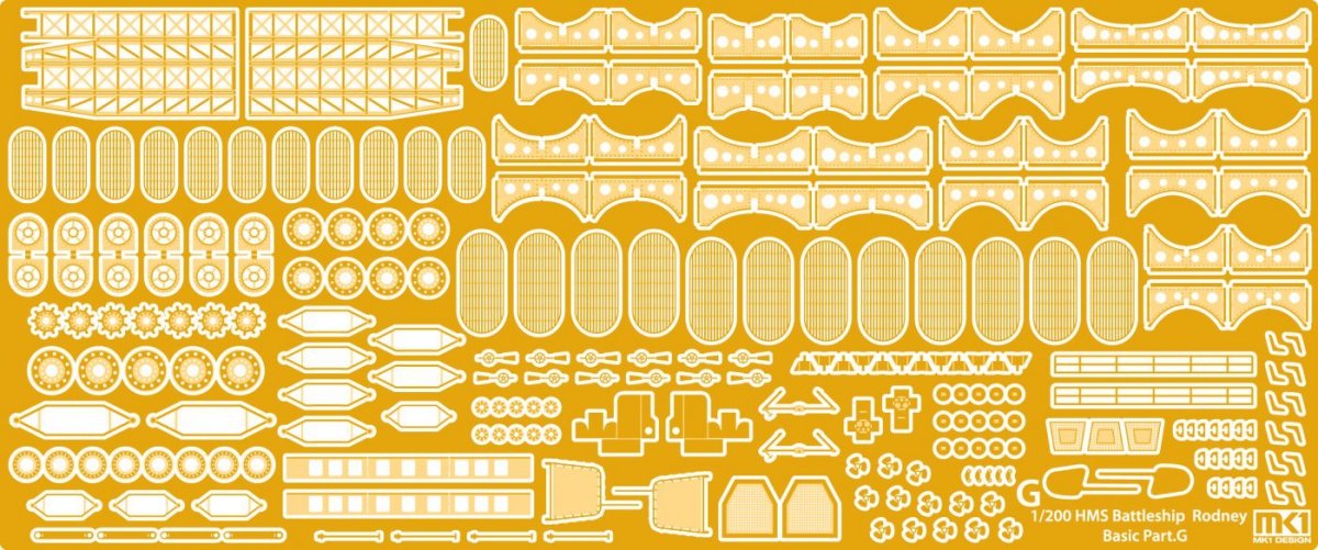 MK1 Design MD-20014 HMS Rodney Value Pack 1/200 – immagine 8