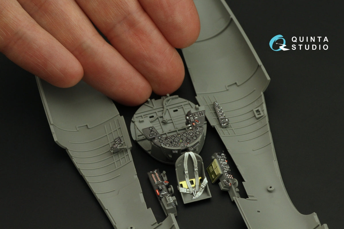 Quinta Studio QD48367 F4U-1A 3D-Printed &amp;amp; coloured Interior on decal paper (Magic Factory) 1/48 – zdjęcie 6