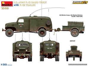 MiniArt 35418 US ARMY K-51 RADIO TRUCK WITH K-52 TRAILER. INTERIOR KIT 1/35 – Bild 16