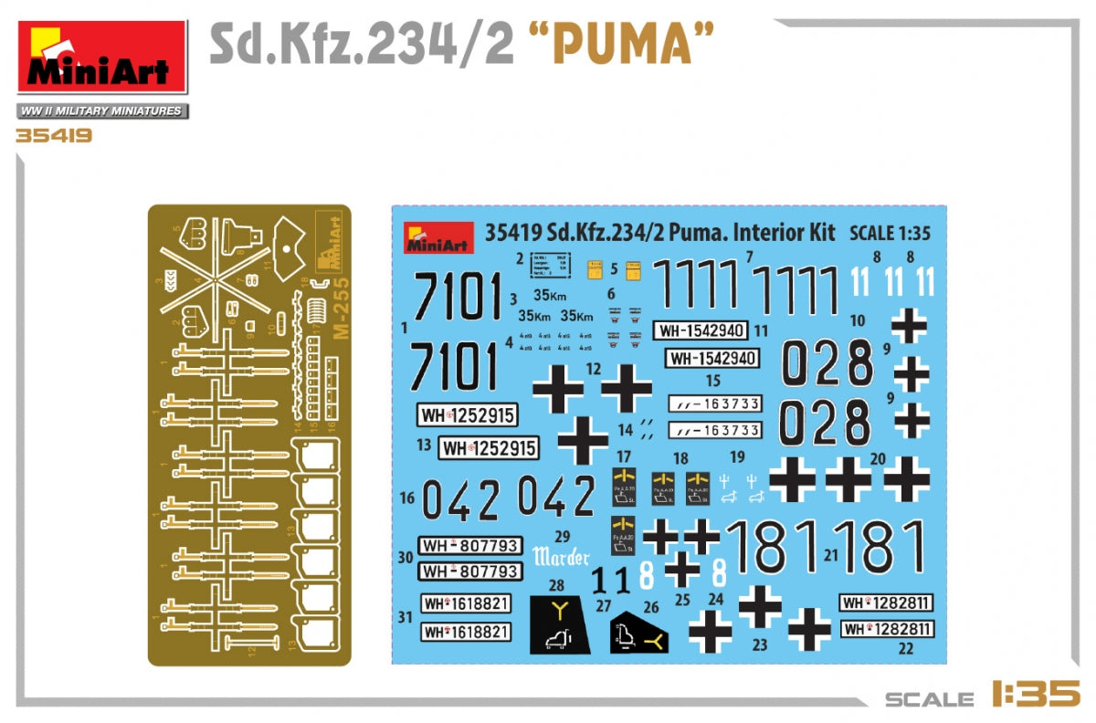 MiniArt 35419 SD.KFZ.234/2 PUMA 1/35 – zdjęcie 2