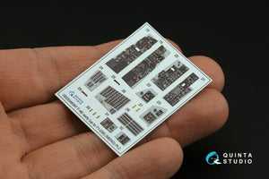 Quinta Studio QD+48387 F-4E early with slatted wing 3D-Printed &amp;amp; coloured Interior on decal paper (Meng) (with 3D-printed resin parts) 1/48 – imagen 7