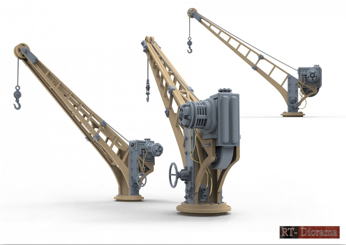 RT-Diorama 35678 4to. Elektrical Port Crane 1/35 – imagen 2