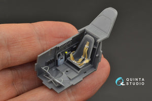 Quinta Studio QD48240 Bf 109E-3/4 3D-Printed &amp;amp; coloured Interior on decal paper ( Wingsy kits) 1/48 – Bild 3