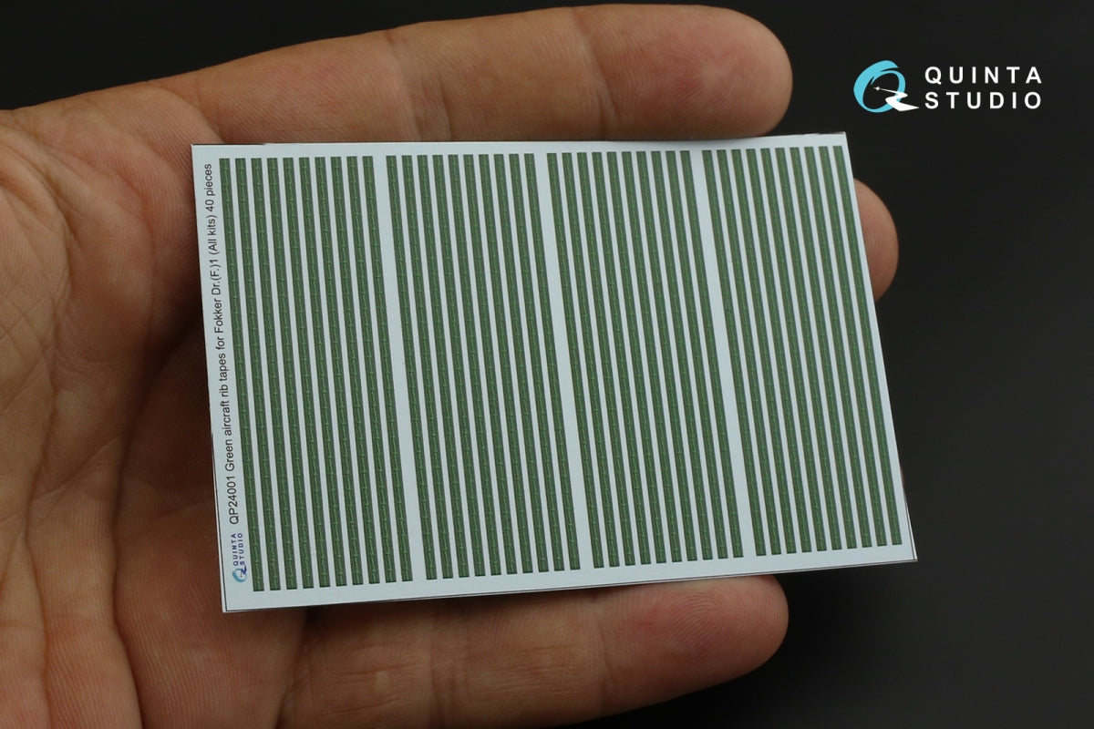 Quinta Studio QP24001 Green rib tapes Fokker Dr.I (All kits) 1/24 – zdjęcie 6