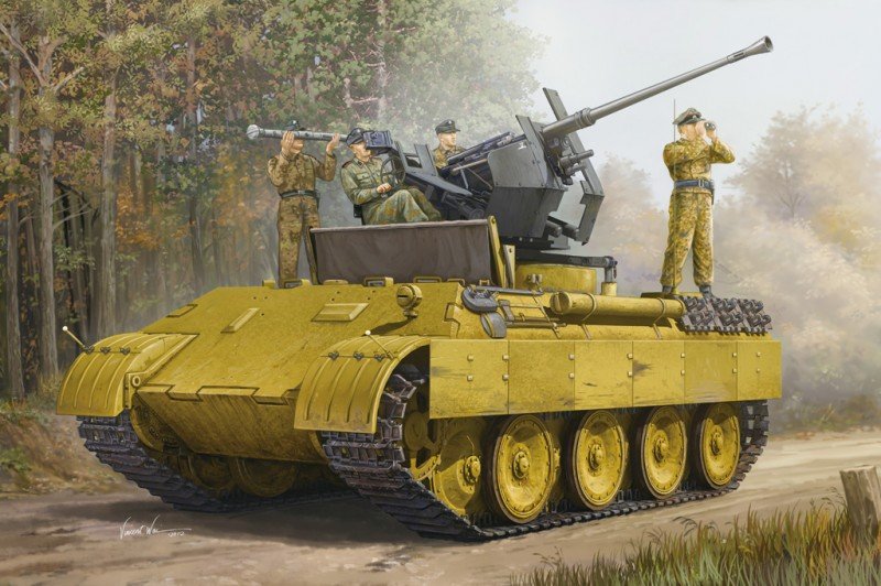 Hobby Boss 82492 German Panther Ausf.D Flak Bergepanther 1/35